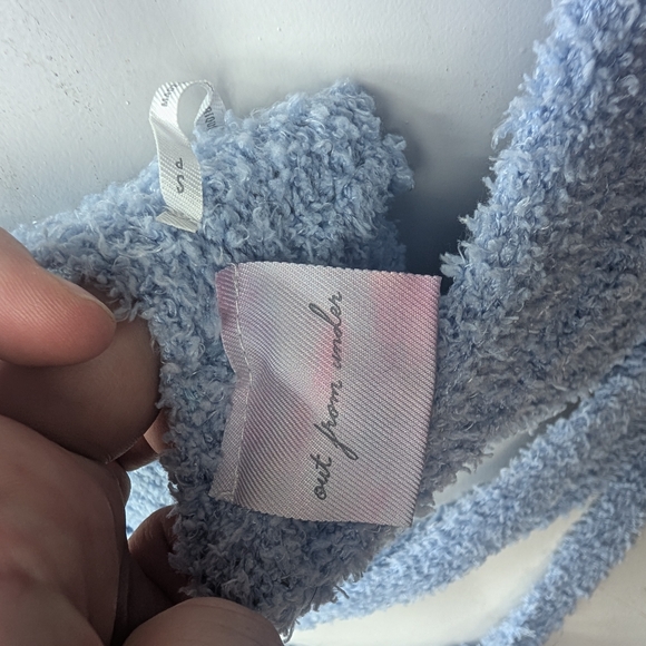 Out From Under | Urban Outfitters | Blue Under wrap crop top - Picture 8 of 8